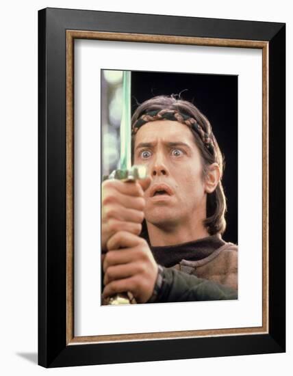 Excalibur by Joahn Booman with Nigel Terry c, 1981 (photo)-null-Framed Photo