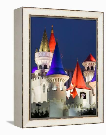 Excalibur Casino, Las Vegas, Nevada, USA-Walter Bibikow-Framed Premier Image Canvas