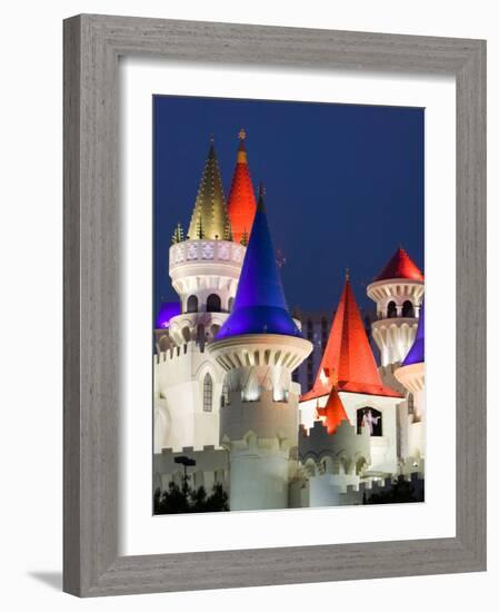 Excalibur Casino, Las Vegas, Nevada, USA-Walter Bibikow-Framed Photographic Print