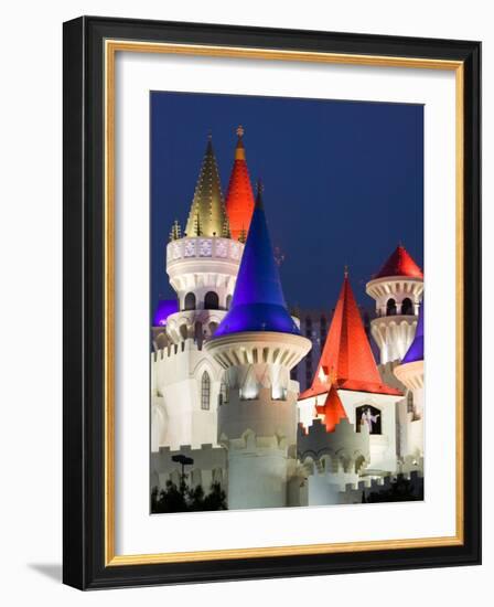 Excalibur Casino, Las Vegas, Nevada, USA-Walter Bibikow-Framed Photographic Print