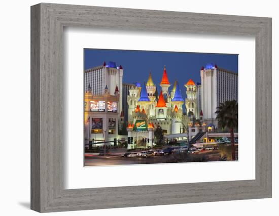 Excalibur Hotel, Strip, South Las Vegas Boulevard, Las Vegas, Nevada, Usa-Rainer Mirau-Framed Photographic Print