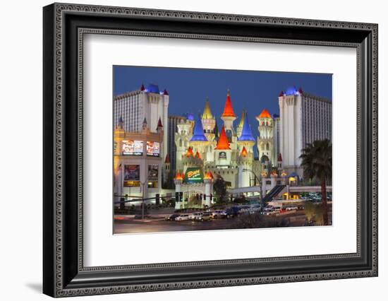 Excalibur Hotel, Strip, South Las Vegas Boulevard, Las Vegas, Nevada, Usa-Rainer Mirau-Framed Photographic Print