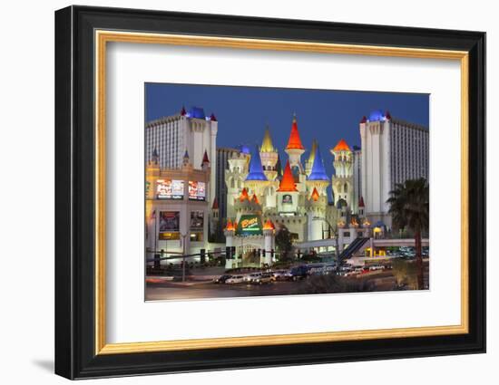 Excalibur Hotel, Strip, South Las Vegas Boulevard, Las Vegas, Nevada, Usa-Rainer Mirau-Framed Photographic Print