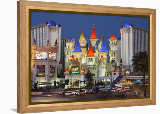 Excalibur Hotel, Strip, South Las Vegas Boulevard, Las Vegas, Nevada, Usa-Rainer Mirau-Framed Premier Image Canvas