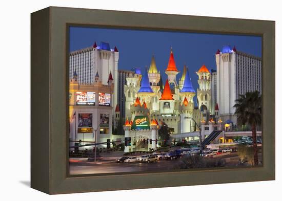 Excalibur Hotel, Strip, South Las Vegas Boulevard, Las Vegas, Nevada, Usa-Rainer Mirau-Framed Premier Image Canvas