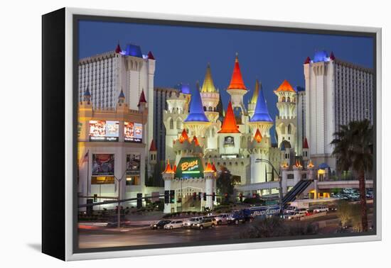 Excalibur Hotel, Strip, South Las Vegas Boulevard, Las Vegas, Nevada, Usa-Rainer Mirau-Framed Premier Image Canvas