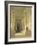 Excavated Temple of Gysha, Nubia, from Egypt and Nubia, Vol.1-David Roberts-Framed Giclee Print