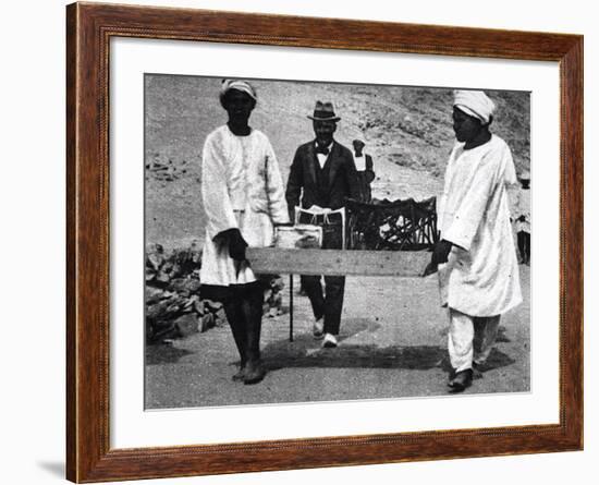 Excavation of the Tomb of Tutankhamun-null-Framed Photographic Print