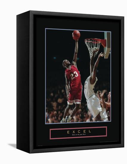 Excel - Basketball-Unknown Unknown-Framed Stretched Canvas