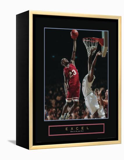 Excel - Basketball-Unknown Unknown-Framed Stretched Canvas