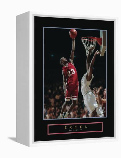 Excel - Basketball-Unknown Unknown-Framed Stretched Canvas