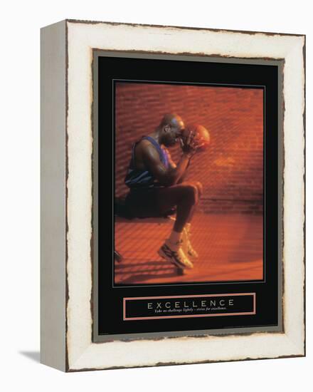 Excellence - Basketball-Unknown Unknown-Framed Stretched Canvas