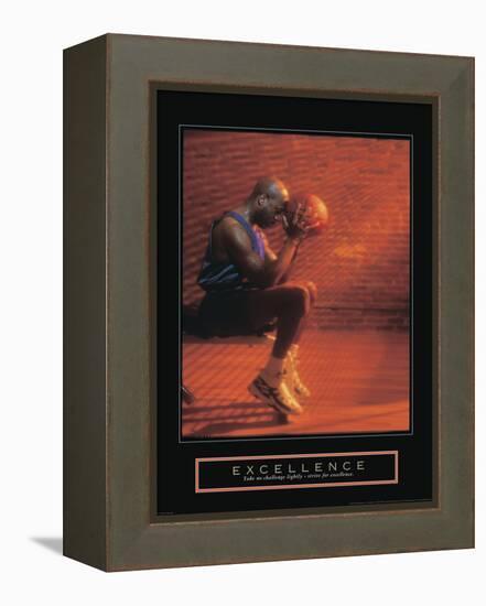 Excellence - Basketball-Unknown Unknown-Framed Stretched Canvas