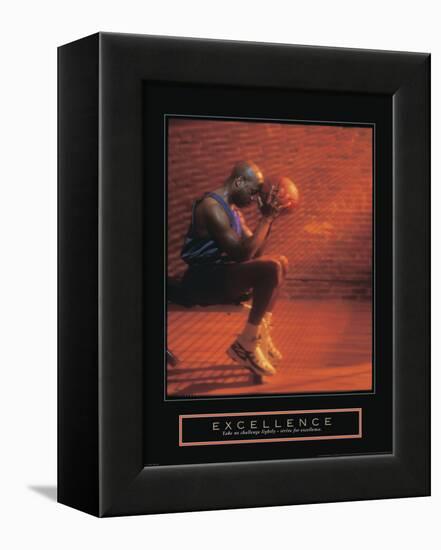 Excellence - Basketball-Unknown Unknown-Framed Stretched Canvas