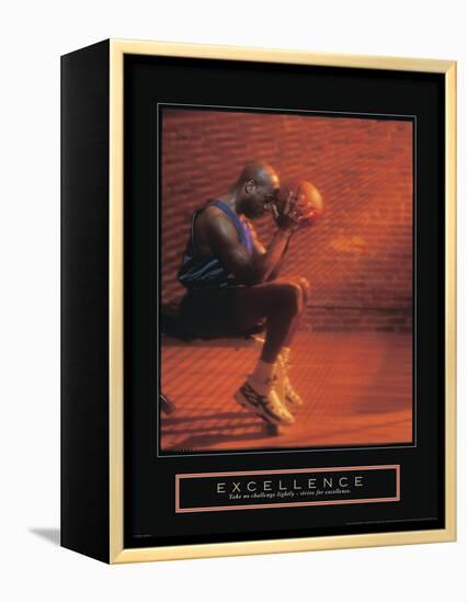 Excellence - Basketball-Unknown Unknown-Framed Stretched Canvas