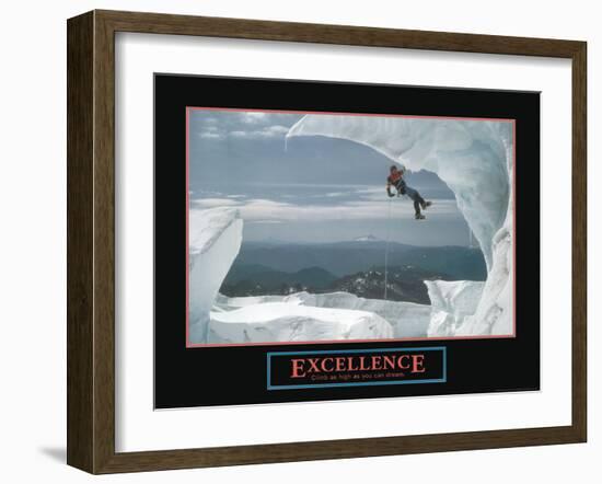 Excellence - Snow Climber-Unknown Unknown-Framed Photo