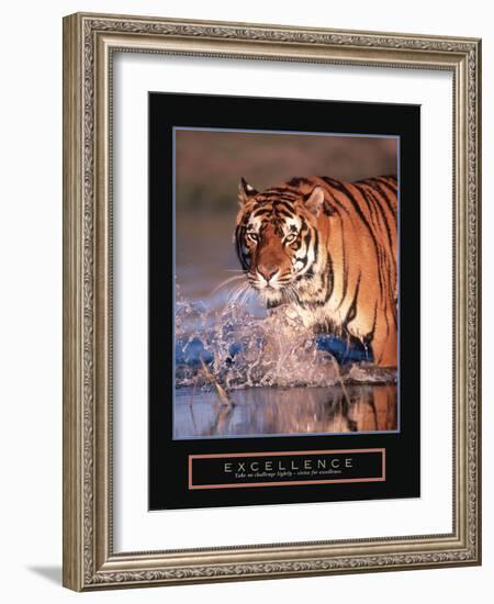 Excellence-null-Framed Art Print