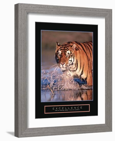 Excellence-null-Framed Art Print