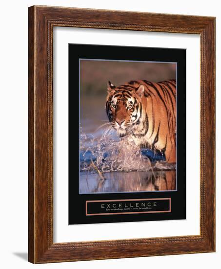 Excellence-null-Framed Art Print