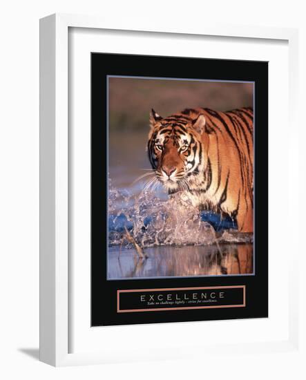 Excellence-null-Framed Art Print