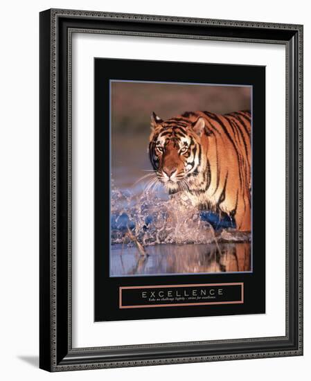 Excellence-null-Framed Art Print