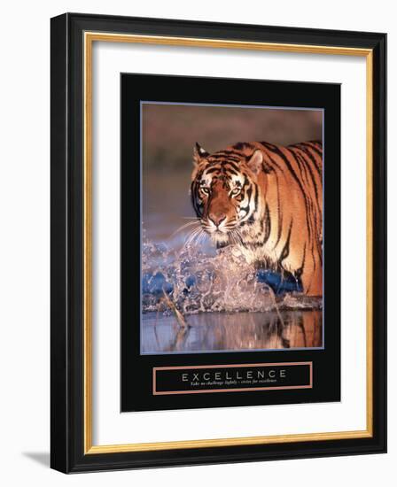 Excellence-null-Framed Art Print