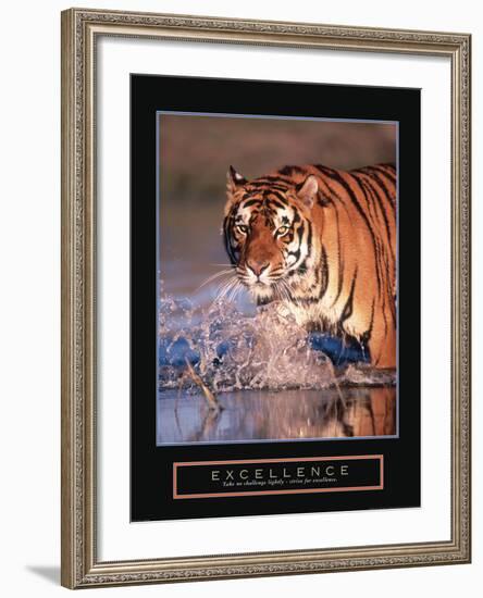 Excellence-null-Framed Art Print