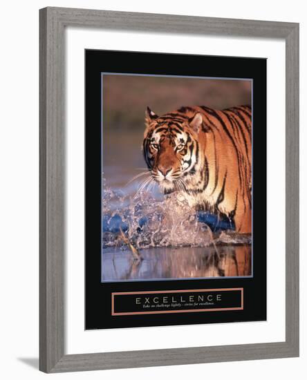 Excellence-null-Framed Art Print