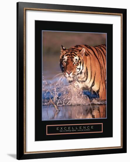 Excellence-null-Framed Art Print