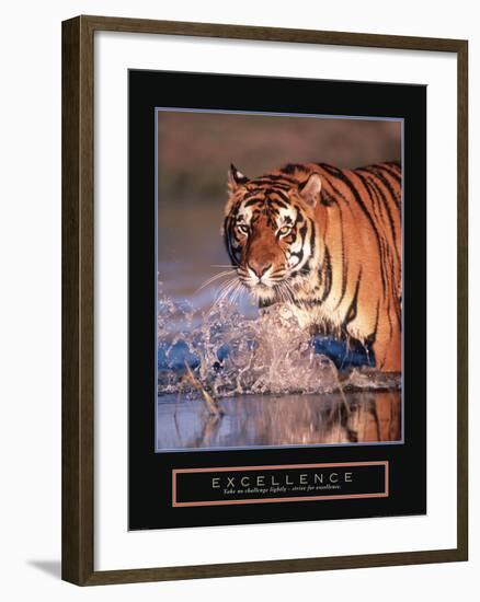 Excellence-null-Framed Art Print