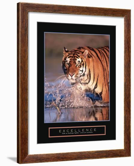 Excellence-null-Framed Art Print