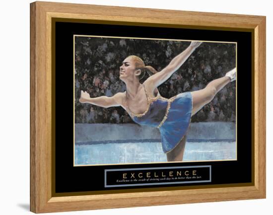 Excellence-null-Framed Stretched Canvas