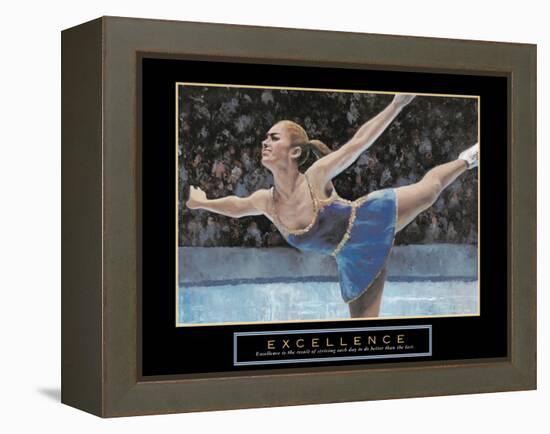 Excellence-null-Framed Stretched Canvas