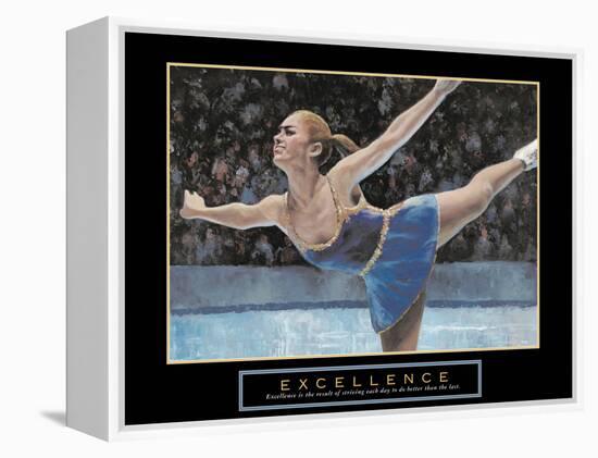 Excellence-null-Framed Stretched Canvas