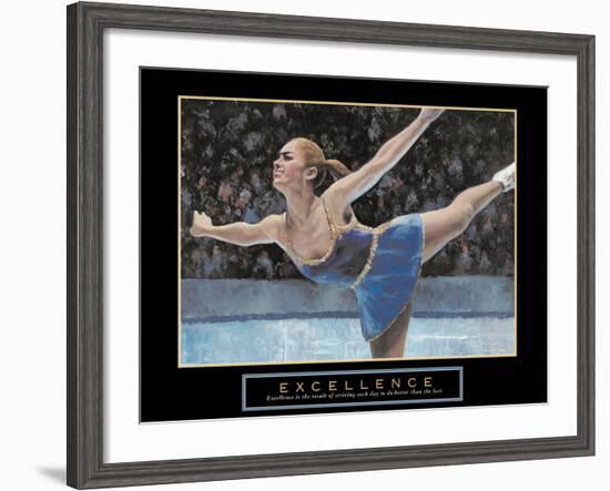 Excellence-null-Framed Art Print