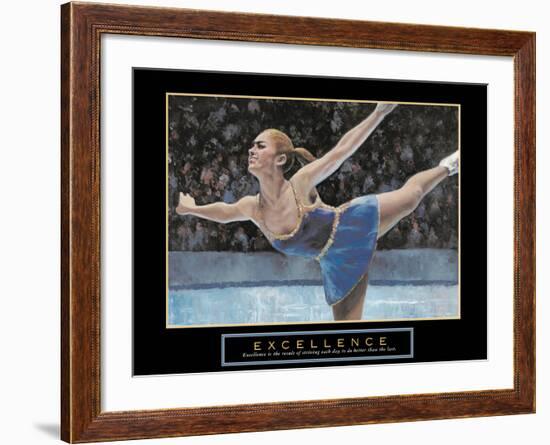 Excellence-null-Framed Art Print