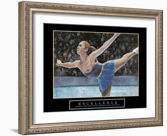 Excellence-null-Framed Art Print