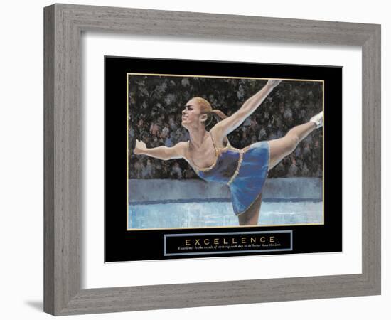 Excellence-null-Framed Art Print