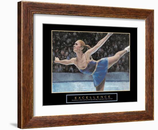 Excellence-null-Framed Art Print