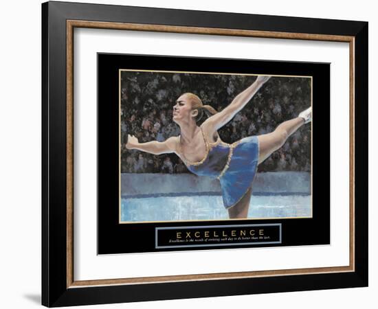 Excellence-null-Framed Art Print