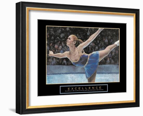 Excellence-null-Framed Art Print