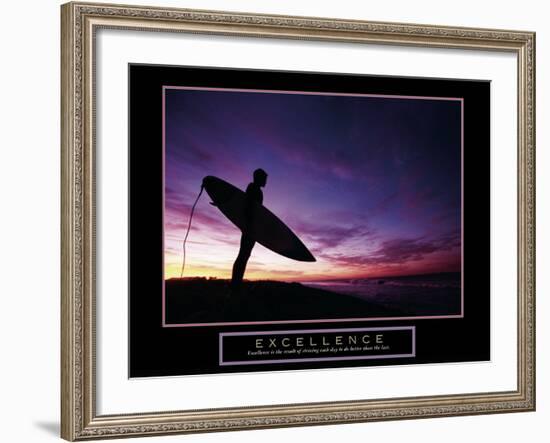 Excellence-null-Framed Art Print