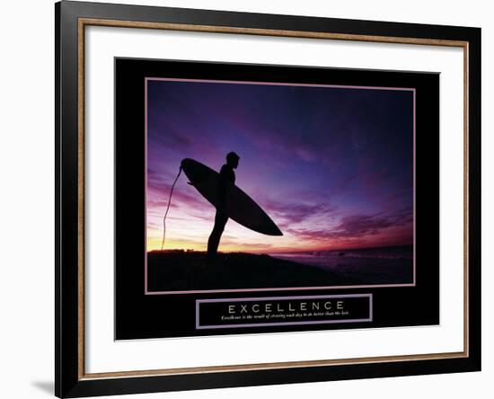 Excellence-null-Framed Art Print