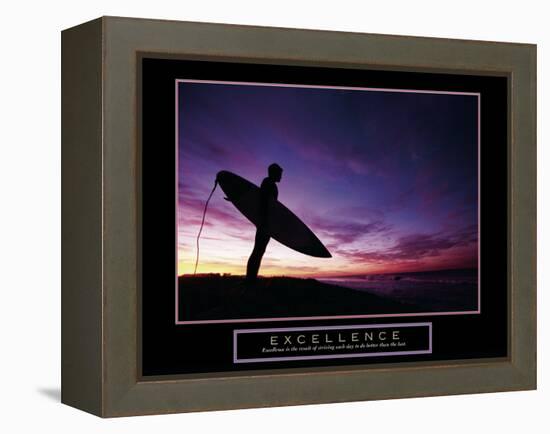 Excellence-null-Framed Stretched Canvas