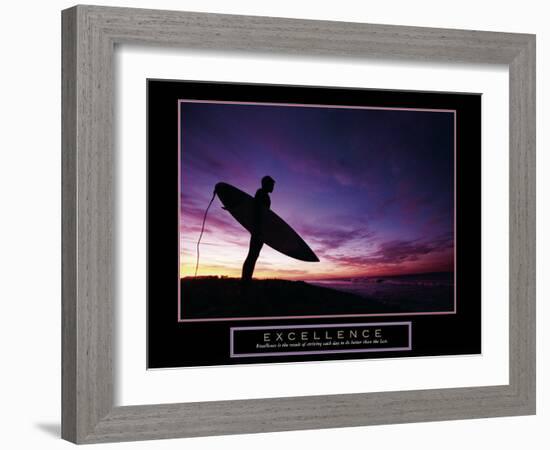 Excellence-null-Framed Art Print