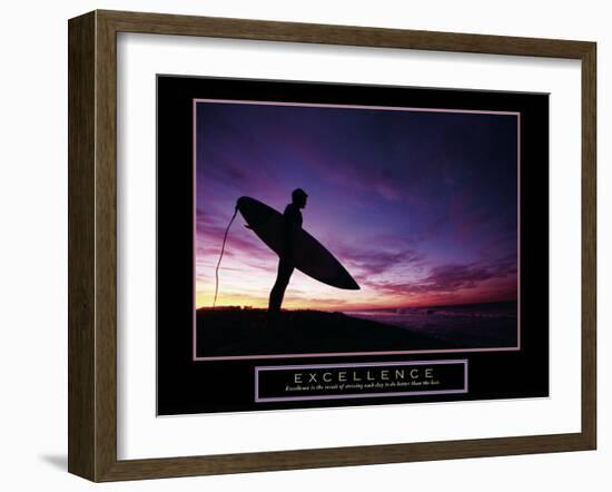 Excellence-null-Framed Art Print