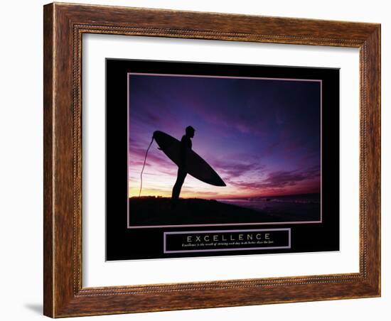 Excellence-null-Framed Art Print