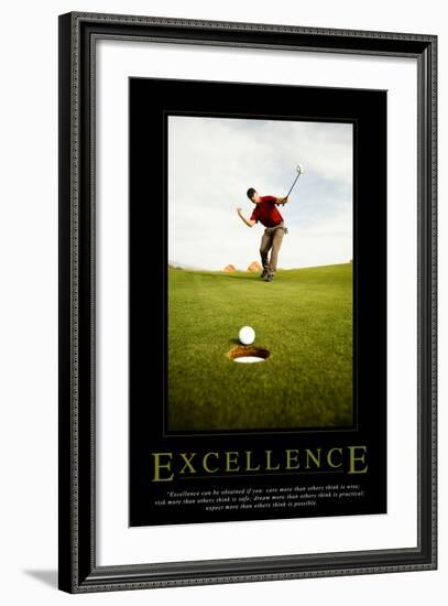 Excellence-null-Framed Art Print