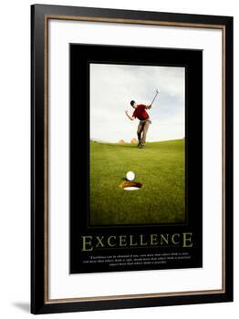 Excellence-null-Framed Art Print