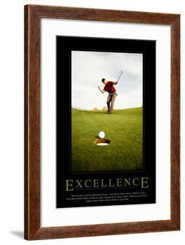 Excellence-null-Framed Art Print